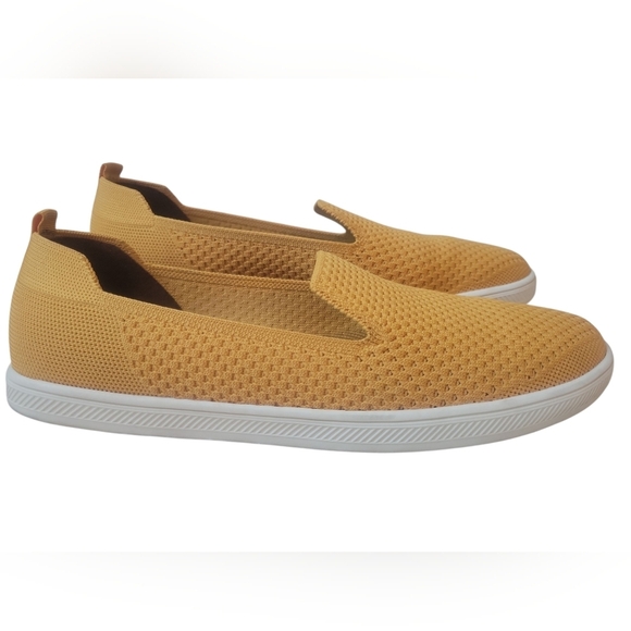 Vince Camuto Shoes - Vince Camuto Mustard Yellow Slip-On Flats